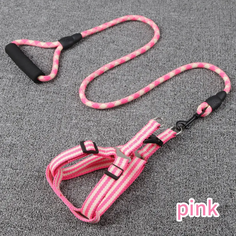 Нейлоновый хлопковый поводок для собаки 5 цветов набор поводков собак Размеры S M L