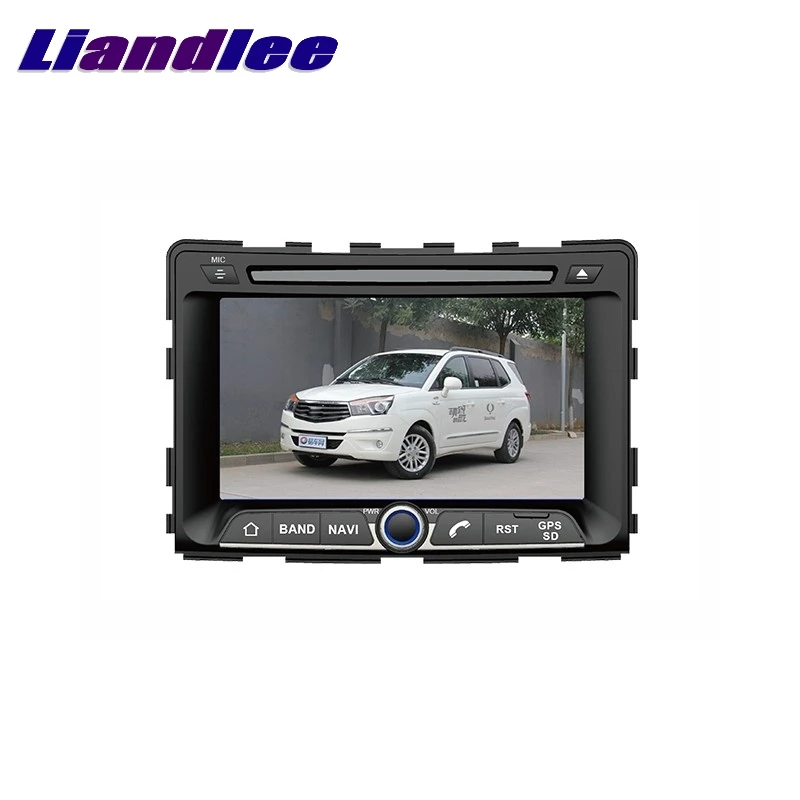 Для SsangYong Rexton Rodius LiisLee Автомобильный мультимедийный ТВ DVD GPS аудио Hi Fi радио