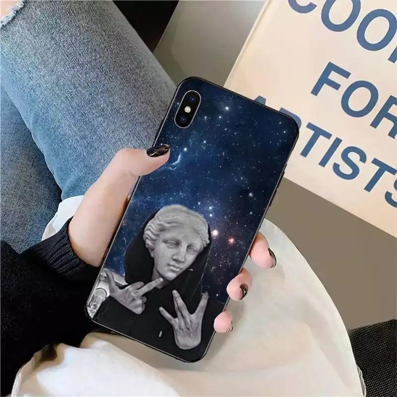 

Statue Abstract Art David Medusa Phone Case for iPhone 11 12 pro XS MAX 8 7 6 6S Plus X 5S SE 2020 XR mini
