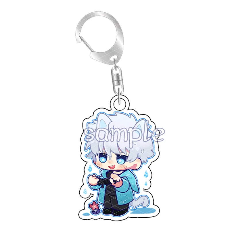 

Anime Jujutsu Kaisen Itadori Yuji Gojo Satoru Plum Rain Season Pendant Acrylic Cute Keychain Toy Keyring Badge Brooch Collection