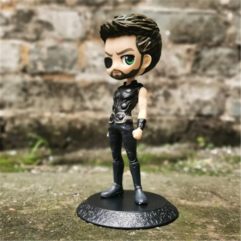 

Q posket 15cm Marvel Avengers Endgame Thanos Spider Hulk Iron Man Captain America Thor Collectible Dolls Kids Toys