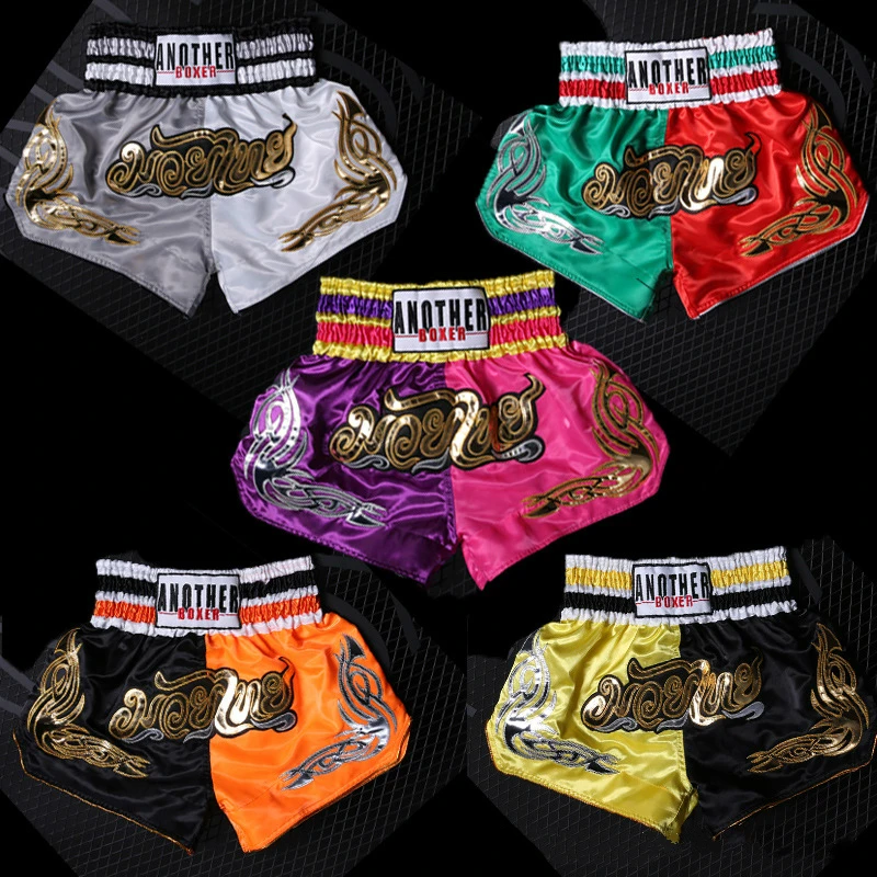 

2020 Muay Thai Pants Children Adult Muay Thai Shorts Combat Training Pants Mma Shorts Mma Suit Boxing Trunks