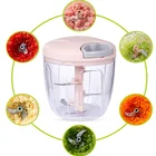 Ручной кухонный измельчитель, измельчитель лука, большой комбайн для овощей, блендер, измельчительМиксер для яиц, мяса, салата, фруктов, Песто-пюре