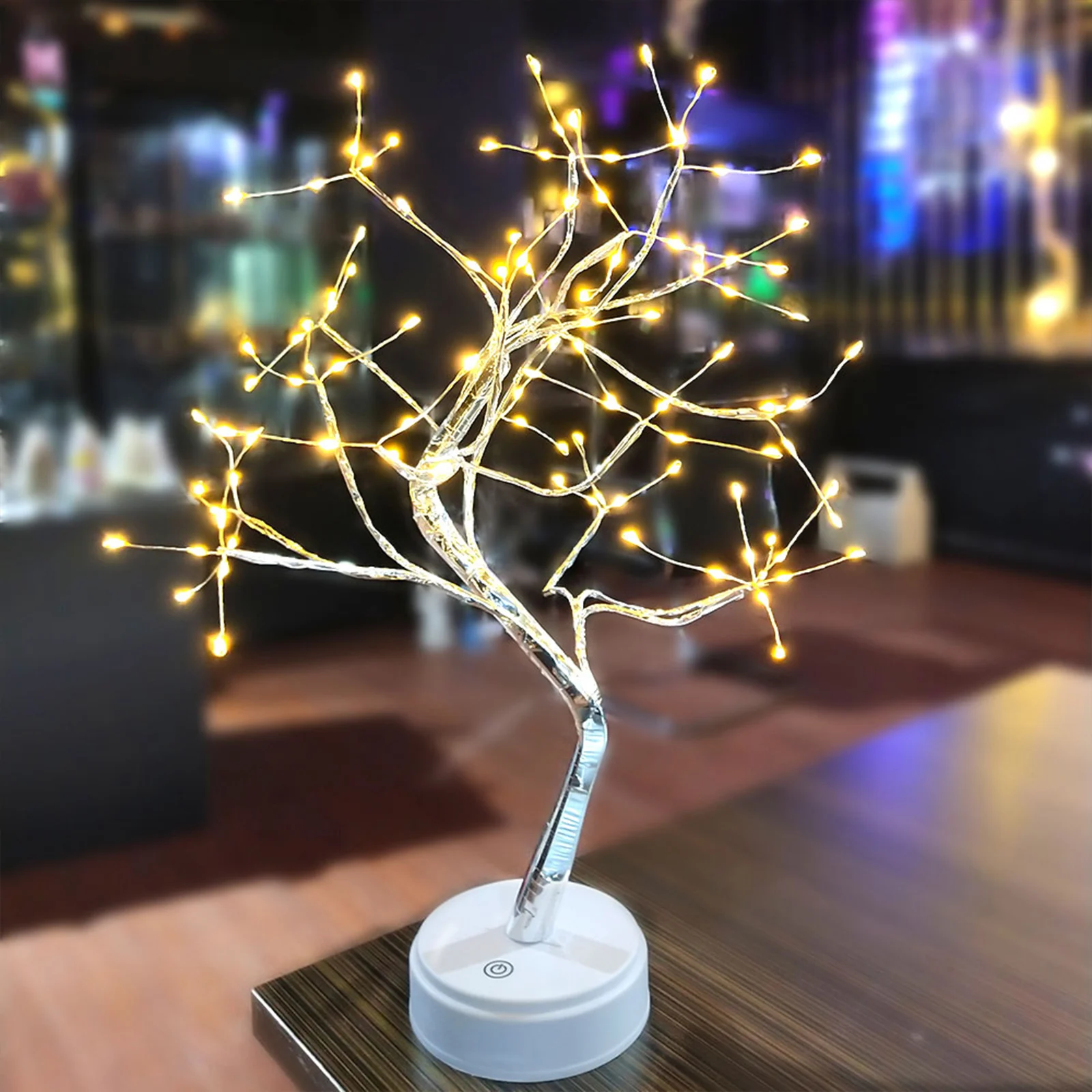 

Creative LED Tree Shape Light Wedding Birthday Party Tabletop Lamp DIY Artificial Light Decor for Gifts Supplies