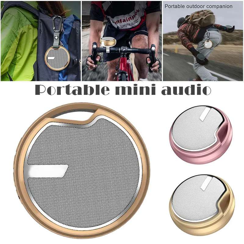

Новинка, водонепроницаемый портативный беспроводной Bluetooth-динамик для активного отдыха, езды на велосипеде, автомобиле, миниатюрный громки...