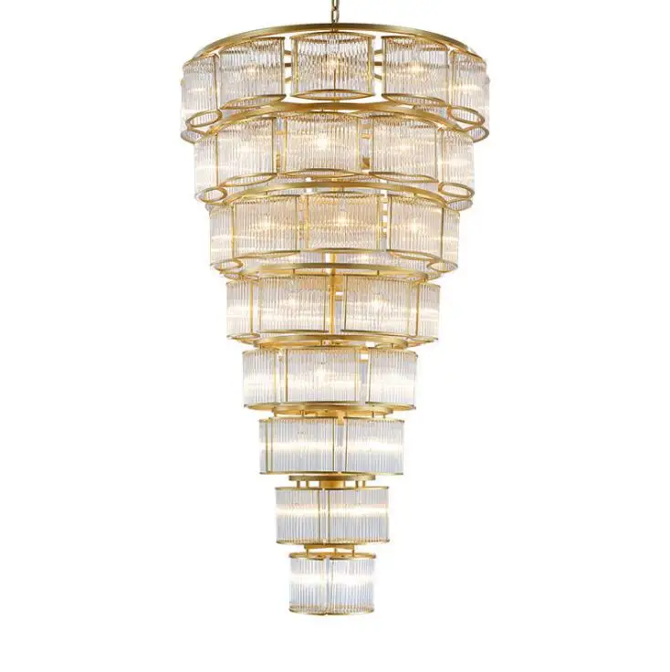 Дизайнерская Люстра для виллы гостиницы инженерная люстра на заказ