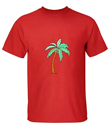 

Coconut Tree T-Shirts for Mens New 2020 Summer Men's Tee Cool Breathable All Cotton Short Sleeve T Shirt