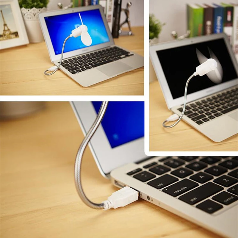 

1 шт. гибкий мини-usb Вентилятор охлаждения кулер для ноутбука, настольного компьютера, ПК, Портативный низкая Шум Гибкая гусиная шея дизайн о...