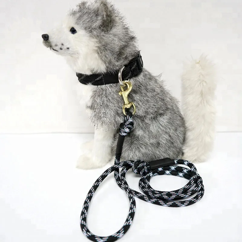 

Factory Wholesale New Black Rope Dog Leash For Walking Small Dogs Pet leash Dog Accessories