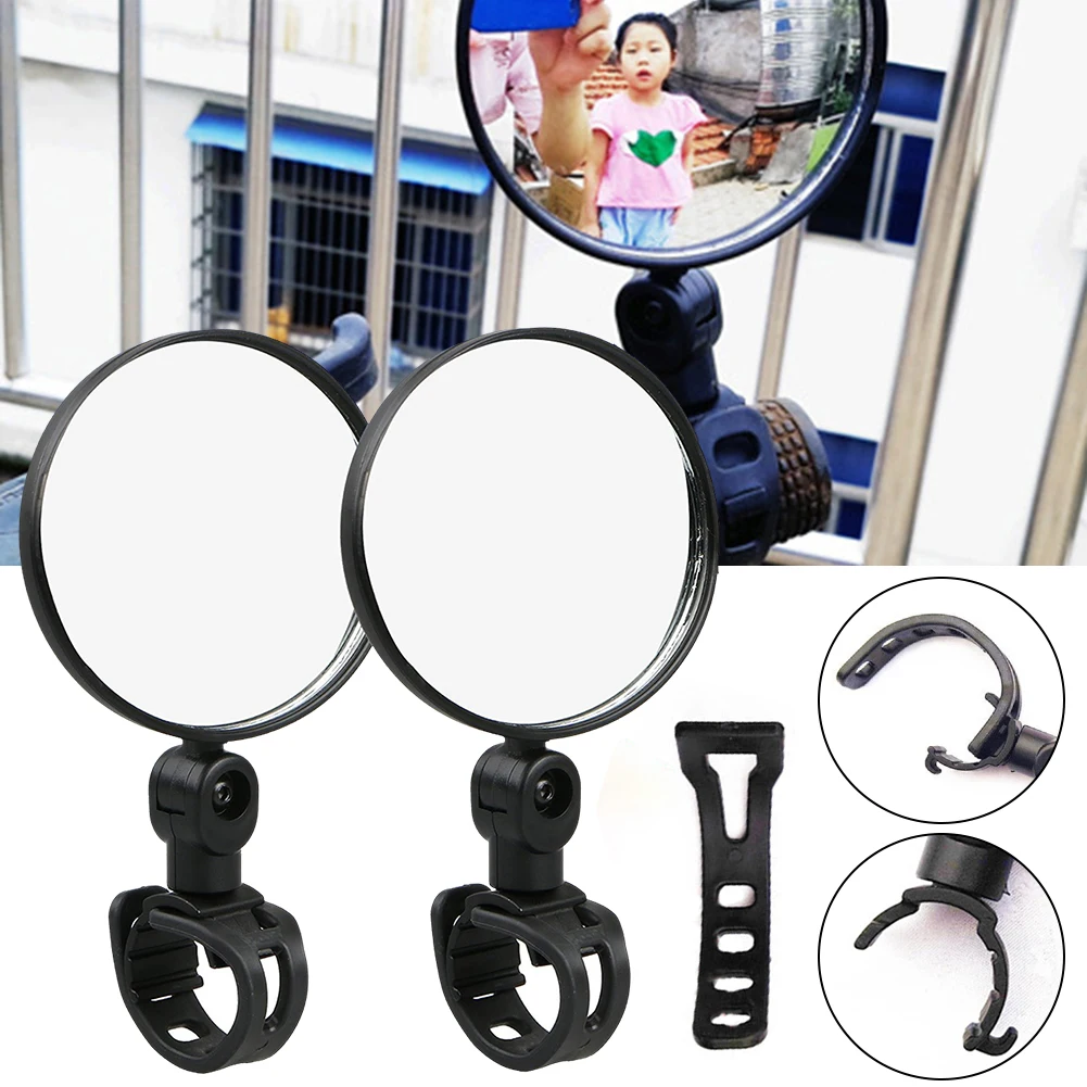 

Bicycle Adjustable Rearview Mirror Rearview Handlebar Mirrors Handlebar Back Eye Cycling Rear View Mirrors Accessories