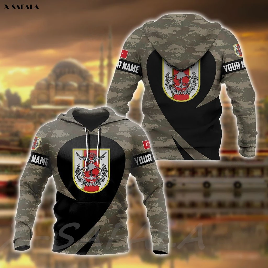 

TURKISH ARMY CAMO Flag Army 3D Printed Man Female Zipper Zip Up ZIPPED HOODIE Pullover Sweatshirt Hooded Jersey Tracksuits