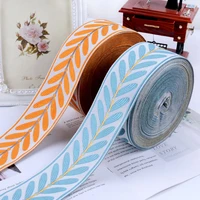 6cm wide jacquard ribbon lace trim woven ribbon for sewing accessories diy laces for garment curtain accessories decor