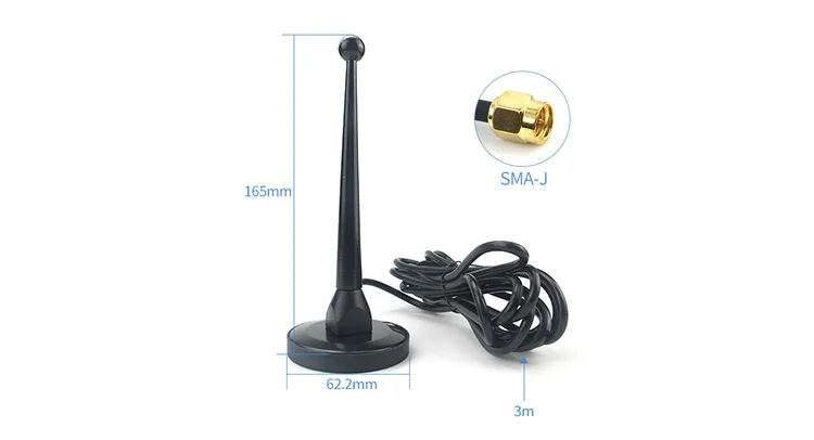 4G LTE антенна с магнитной базой маршрутизатор Антенна Wifi SMA Мужская всенаправленная антенна DTU беспроводной модуль антенна TX4G-TB-300