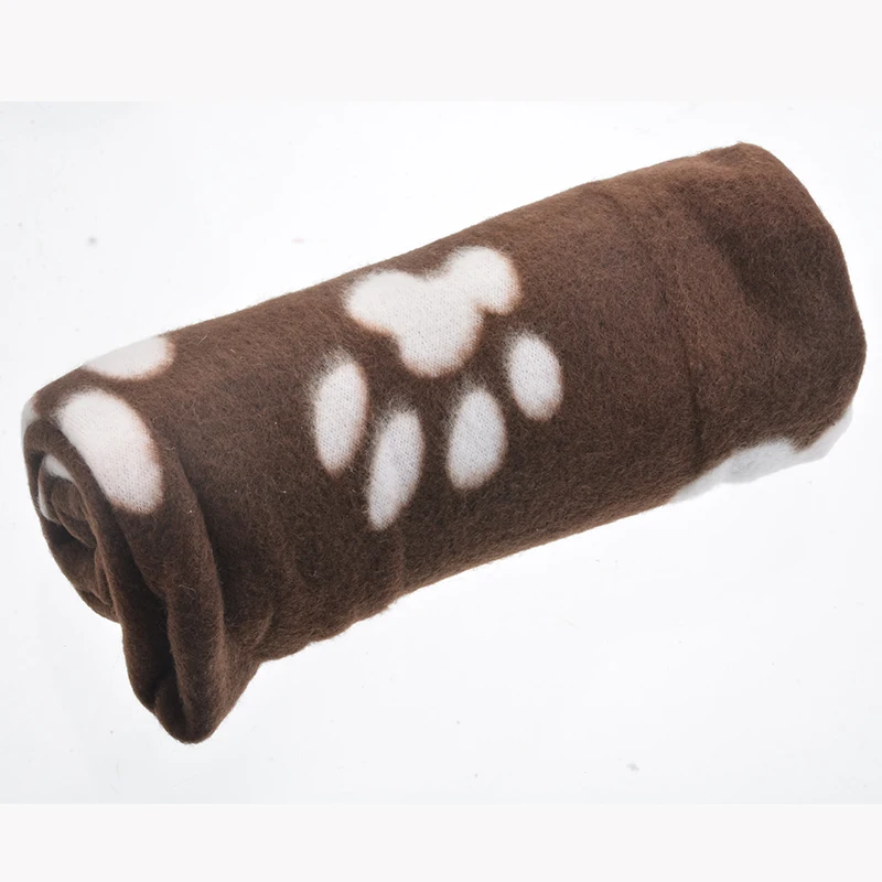 Одеяло для домашних животных кровать собак коврик кошек мягкий коралловый флис