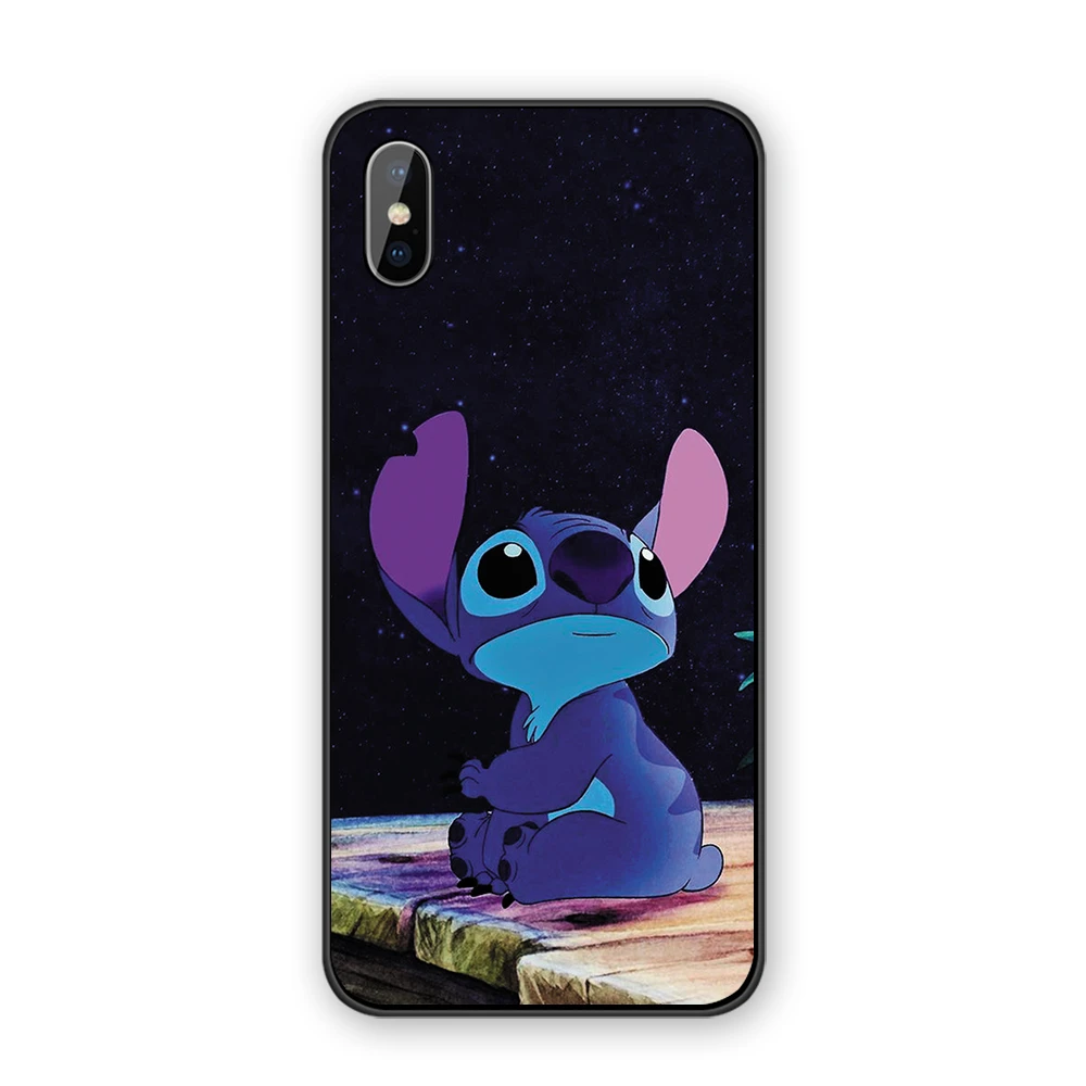 Прекрасный чехол для телефона Disneys Stitch, Силиконовые Мягкие Мультяшные из ТПУ для Iphone X XS MAX 5 5S 6 6S 7 8 Plus 11 11Pro Max - Цвет: 12062