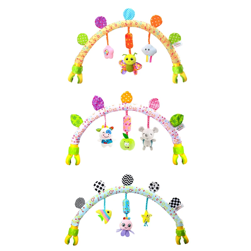 

Infant Toys Stroller Hanging Toys Baby Crib Rattles Education Developmental Kids Toy Newborns Stroller Clip Pendant