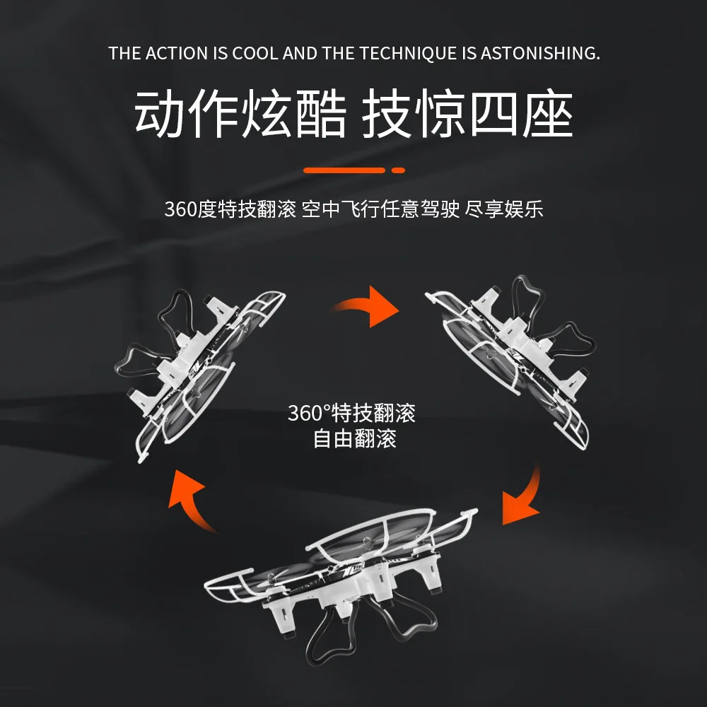 

RC Drone New Style Flying Device 2.4G Rolling Remote Control Mini UAV Remote Control Helicopter Drop-Resistant Toys
