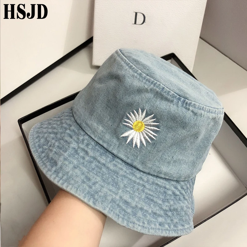 Cotton Dome Top Sun Bucket Hats Solid Panama Women Summer Caps Wide Brim Foldable Outdoor Travel Hat Anti-UV Beach Bonnet | Аксессуары