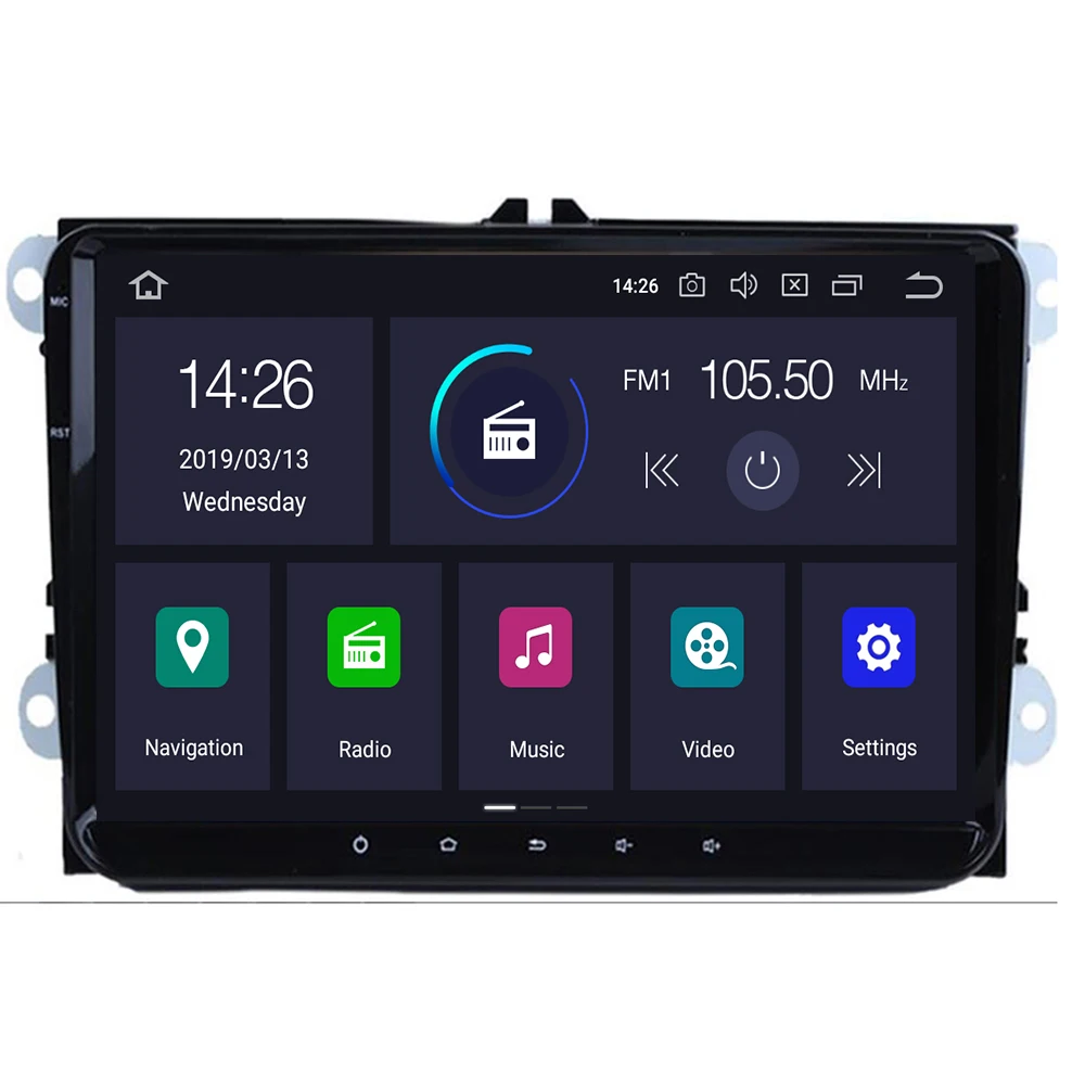 Автомагнитола 2 Din Android 10 для Amarok Volksagen VW Passat B6 golf 5 6 Skoda Octavia Superb Seat Leon|Автомагнитолы|