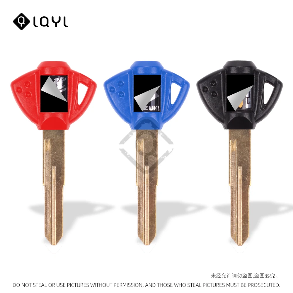 Новый Чистый ключ LQYL для замены неразрезанных ключей мотоциклов Suzuki GSX600F GSR750 GSX750F