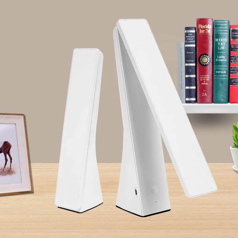 Светодиодная Складная Настольная лампа с зарядкой от USB приглушаемая защитой