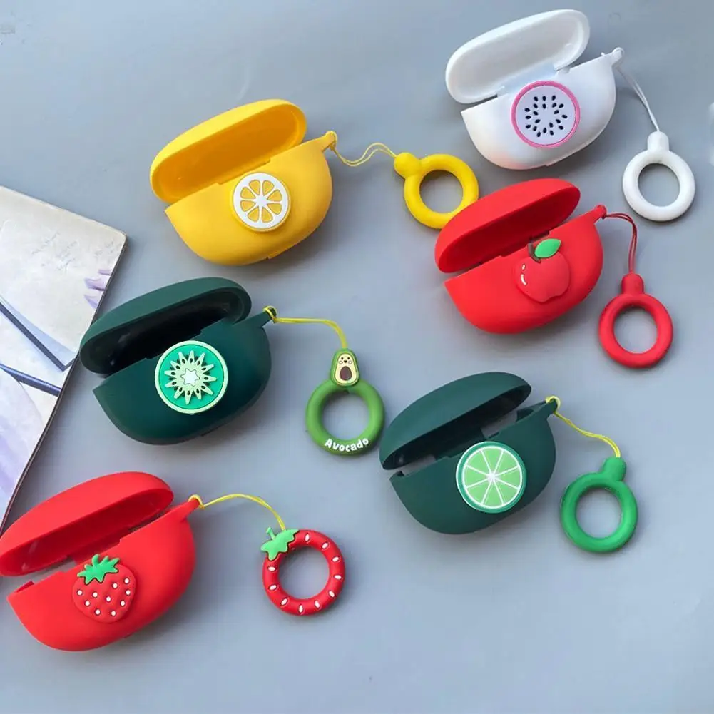 

Cute Cartoon Anti-fall Earphone Case Silicone Protective Cover Shell for Beats Studio BudsZ Wireless Bluetooth Earphones Case