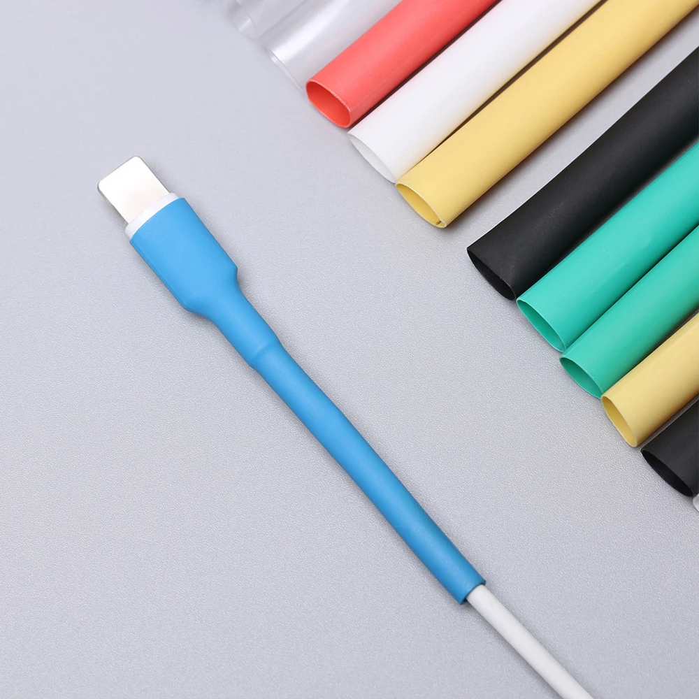 12 шт./компл. для iphone Защита кабеля usb кабель провод winder Организатор терм усадочная