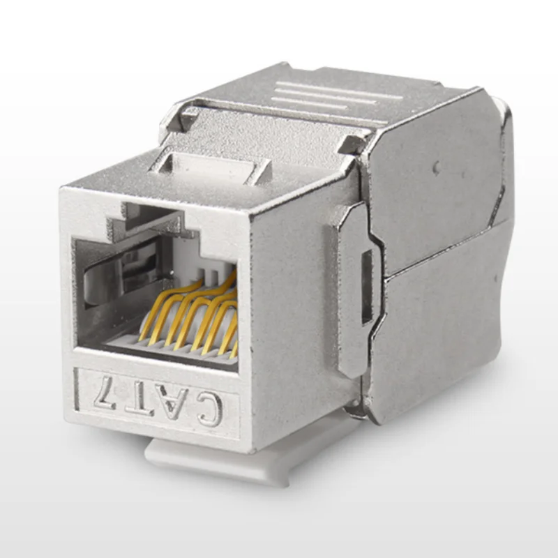 Экранированный FTP модуль Keystone Cat7 Cat6A из цинкового сплава RJ45 12/24 шт. - купить по