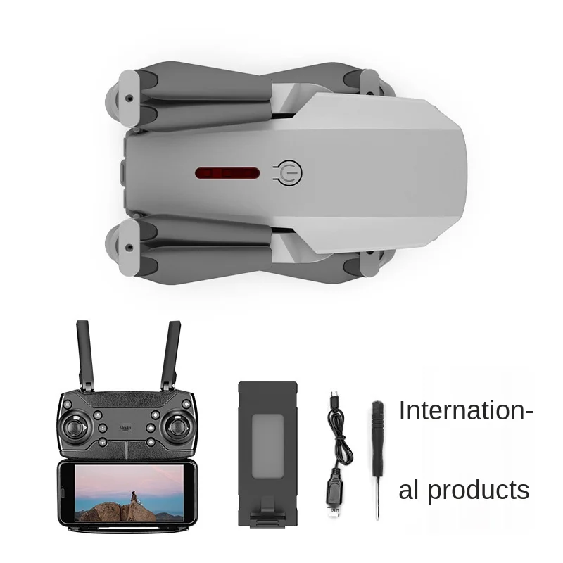 

4K Folding UAV Long battery life Dual-lens HD aerial photography Quadrocopter Remote control aircraft Outdoor toys