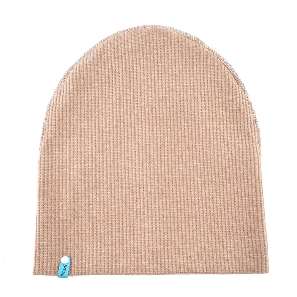 Унисекс бини женские осенние одноцветные шапки для мужчин Вязаная Лыжная шапка