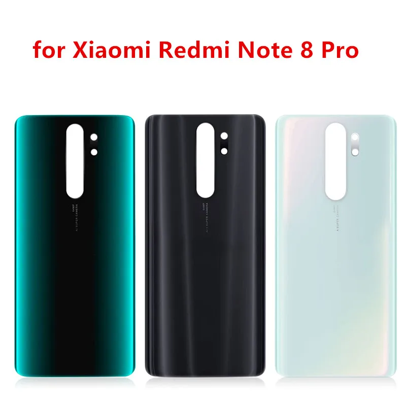 Для Xiaomi Redmi Note 8 pro батарея задняя крышка дверь корпус боковой ключ Замена Ремонт