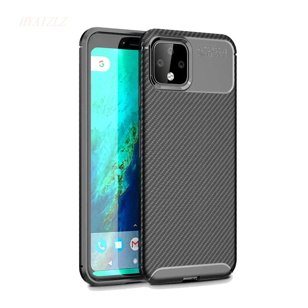 Чехол для Google Pixel 4 3A XL ультратонкий Текстурированный чехол из углеродного