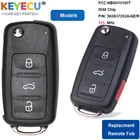 Keyecu дистанционный ключ 33 + 1 кнопки 315 МГц ID48 для Volkswagen Golf Eos GTI Jetta Passat Touareg Tiguan CC, 5K0837202AR, NBG010180T