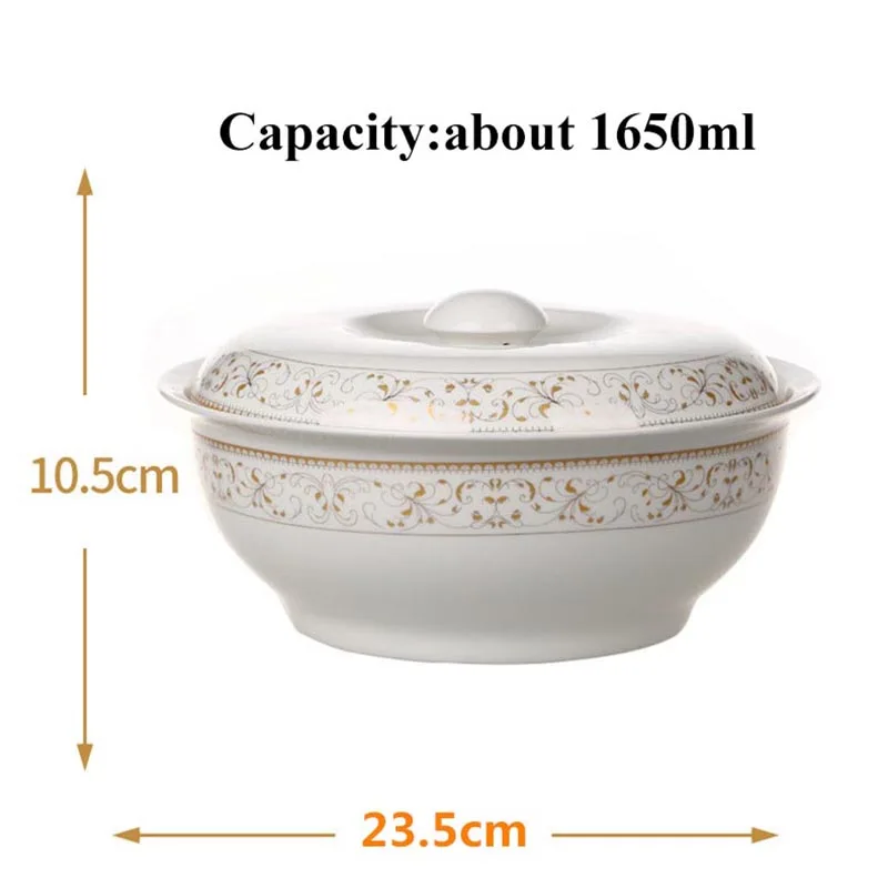 Набор посуды из 2 предметов креативная миска для супа Цзиндэчжэнь керамические