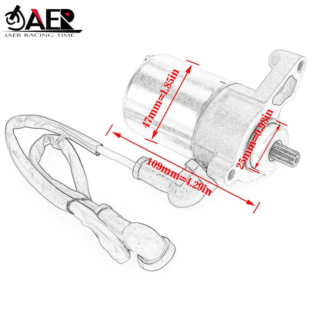 Стартер двигателя для Yamaha DT125R DT125RH DT125RN DT125RE MX DT125X TDR125 TZR125 TDR125H N