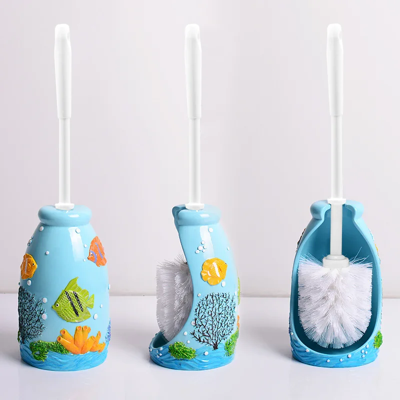 Держатель для туалетной щетки в морском стиле полимерная основа принадлежности