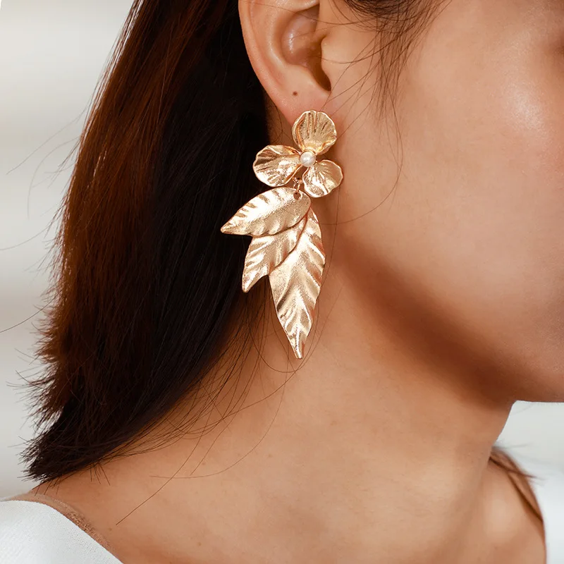 Популярные Винтажные серьги в богемном стиле с искусственным жемчугом |