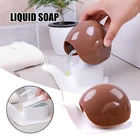 Дозатор для жидкого мыла творческий в форме улитки бутылка лосьона насоса Декоративные многоразового Кухня шампуневый диспенсер 150 мл HVR88