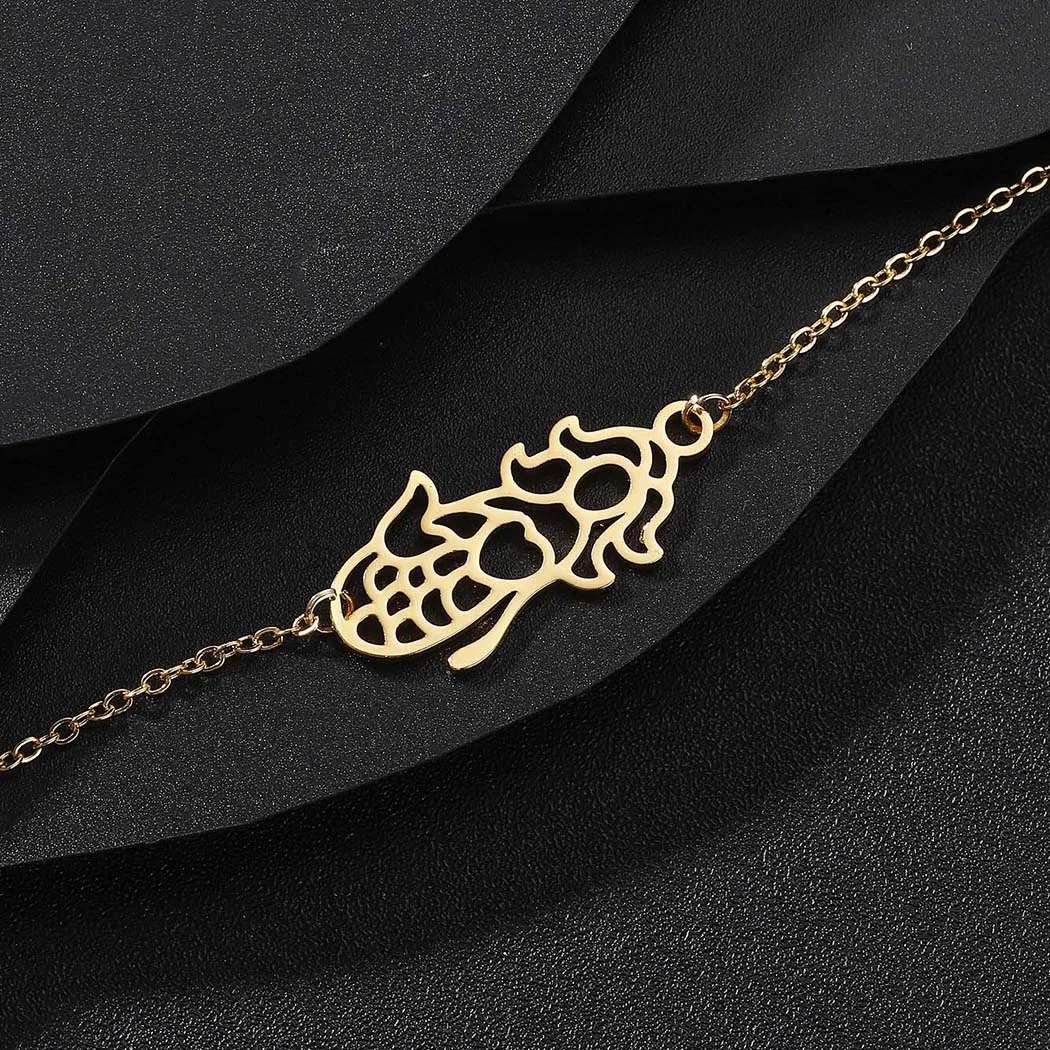 Новый модный браслет Kinitial для океана Очаровательная цепочка с русалкой браслеты