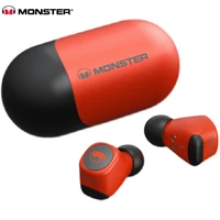 original monster isport achieve 500 airlinks tws bluetooth earphones in ear ipx5 waterproof sports music bass headphones