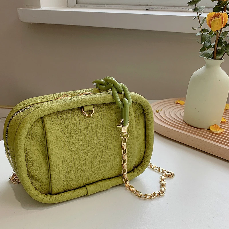 

Зеленая нагрудная поясная сумка для женщин, Роскошная сумочка через плечо, модный дизайнерский брендовый Забавный Дамский саквояж с узором...