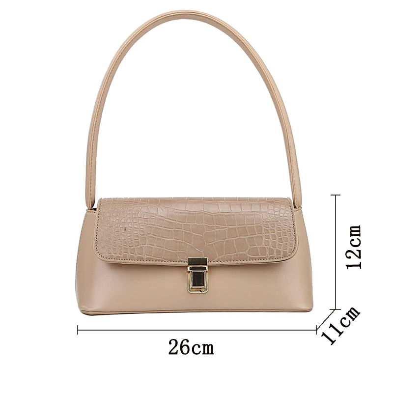 

Fashion Alligator Women Handbags Designer Shoulder Bags Luxury Pu Leather Messenger Bag Vintage Small Purses 2020 female sac