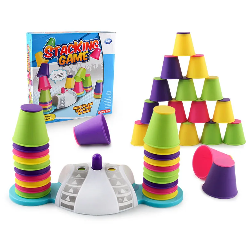 

Hand-speed Competitive Competition Folding Cup Stracking Game Focus On Training Intellectual Development Board Game
