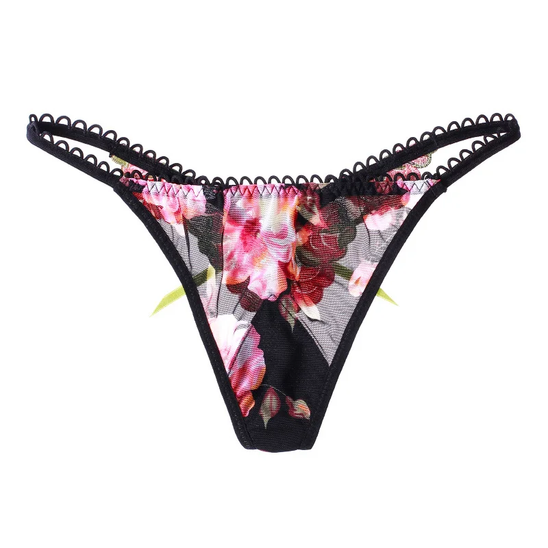 Бесшовные женские трусики Moxeay с принтом стринги низкой талией брюки нижнее белье