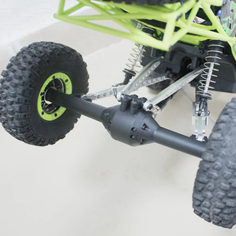 

1/10 RC Metal Front Rear Bumper Mount Servo Mounting Bracket with 2PCS Metal Rear Bridge Connecting Pull Rod