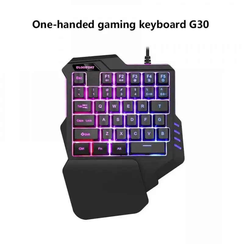 Новая игровая мышь G30 геймерская проводная набор с клавиатурой светодиодная для