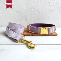muttco personalized pet collar the violet self design adjustable puppy cat nameplate id collars 5 sizes udc082b