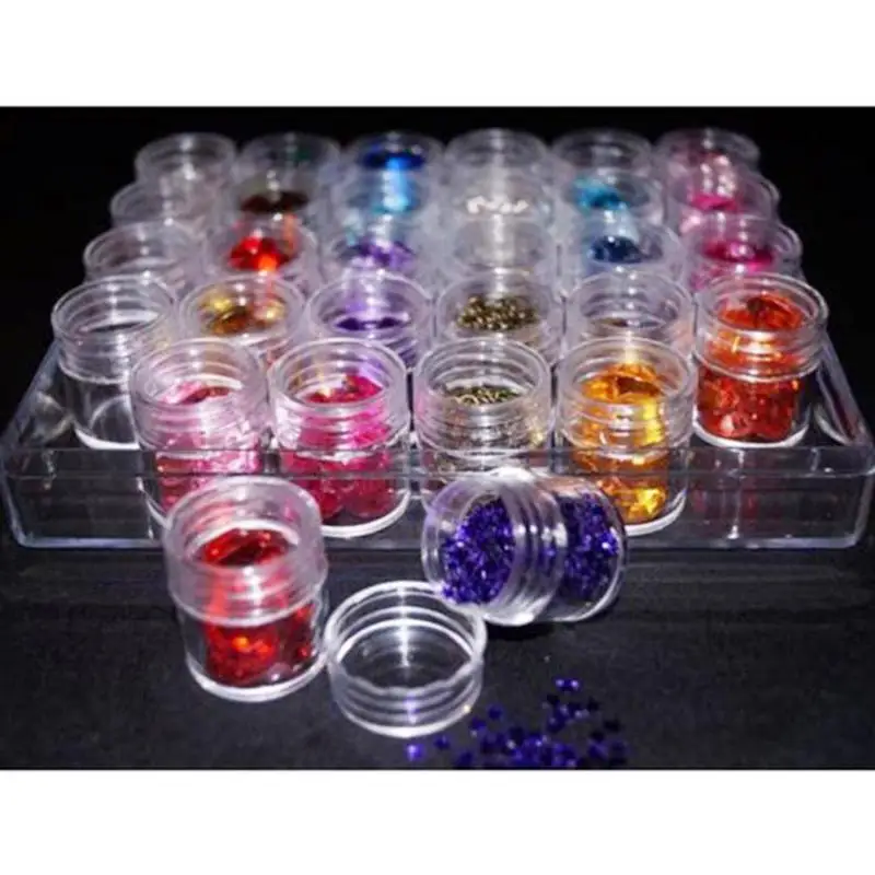 12 Маникюр для ногтей Сетка Коробка хранения отличная прочность и практичный