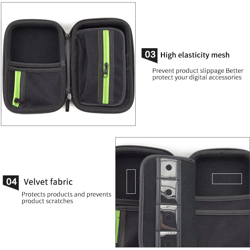 Чехол для путешествий с жестким корпусом внешнего жесткого диска HDD электронных