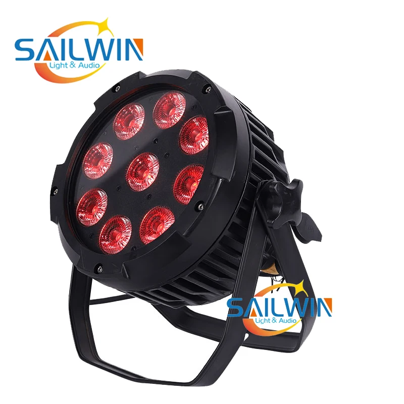 9X18W 6в1 RGBAW UV APP мобильный водонепроницаемый аккумулятор с возможностью выбора WIFI